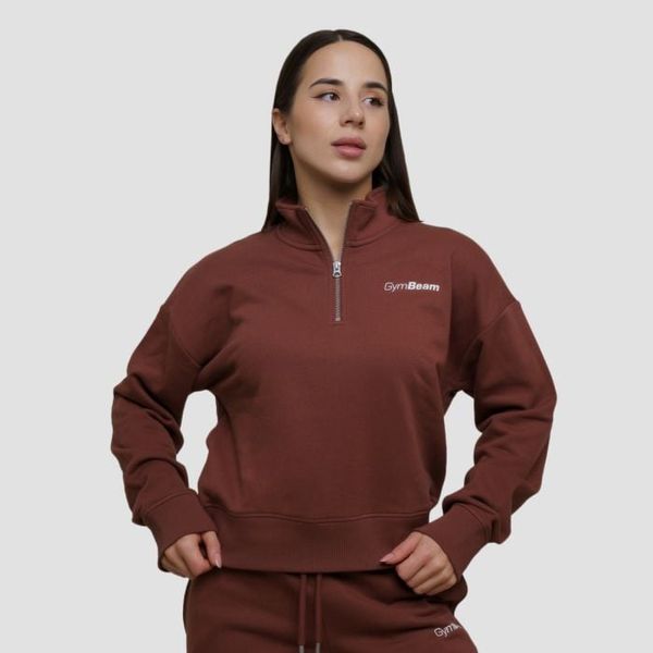 Dámska mikina 1/2 Zip Agile Root - GymBeam, veľkosť XS, veľkosť oblečenia XS