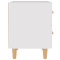 vidaXL Nočné stolíky 2 ks biele 40x35x47,5 cm