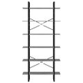 vidaXL Vysoký regál betónovo-sivý 100x30x210 cm drevotrieska