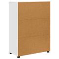 vidaXL Kúpeľňová skriňa Biela 72,5 x 36,5 x 100 cm Kompozitné drevo