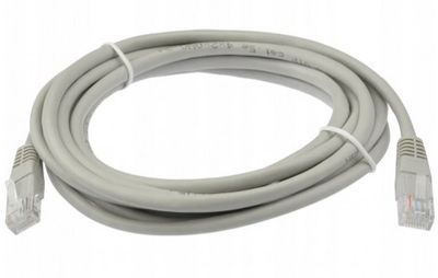 UTP patch kábel Neku 2x RJ45 CAT6 1m, sivý UTP patch kábel Neku 2x RJ45 CAT6 1m, sivý