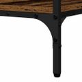 vidaXL Konzolový stôl Staré drevo 100 x 32 x 75 cm Kompozitné drevo