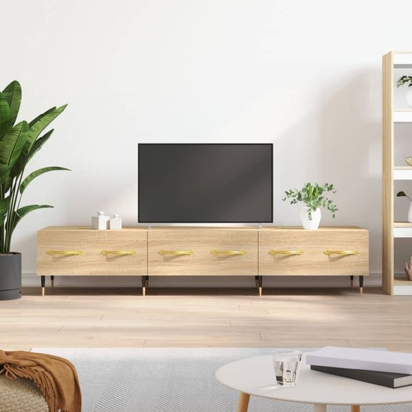 vidaXL TV skrinka, dub sonoma 150x36x30 cm, kompozitné drevo