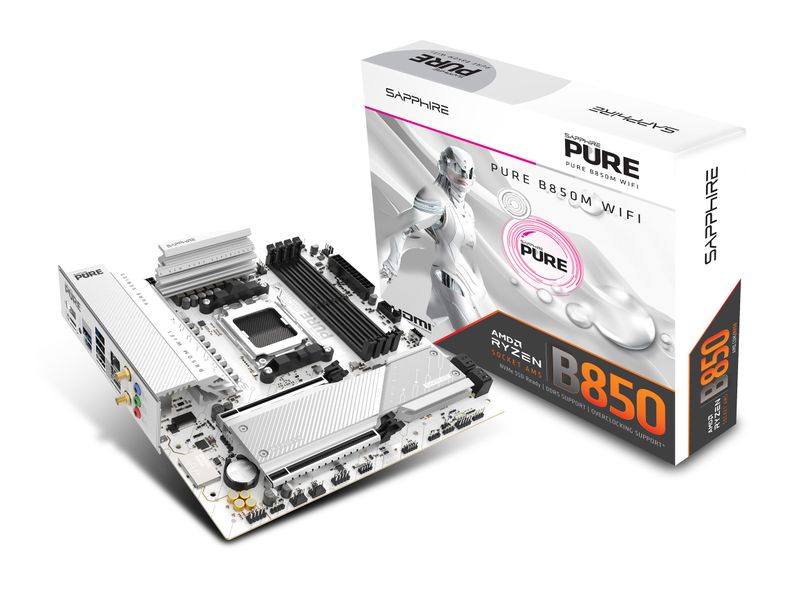 SAPPHIRE PURE B850 WIFI/AM5/mATX