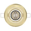 vidaXL Bodové svetlo 12 ks Zlatá 9 x 9 x 2.5 cm Kov