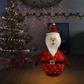 vidaXL Vianočná ozdoba figúrka Santa Claus LED luxusná látka 120 cm