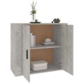 vidaXL Komoda betónovo sivá 80x33x70 cm spracované drevo