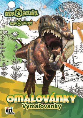 Omaľovánka A4 Dinosaury
