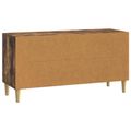 vidaXL TV skrinka 99 x 34,5 x 50 cm Dymový dub Kompozitné drevo