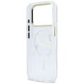 Puzdro Karl Lagerfeld pre iPhone 17 Pro 6,3" IML Choupettes Karl Script Logo MagSafe priehľadné