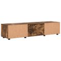 vidaXL Drevená skrinka 150 x 39 x 30 cm Dymová dub Kompozitné drevo
