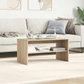 vidaXL TV skrinka farba dubu sonoma 80x40x40 cm drevotrieska