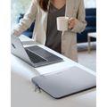 TOMTOC DUAL Sleeve for MacBook 13,5", black/blue