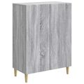 vidaXL Servírovacia skriňa Sivá sonoma 66 x 34,5 x 90 cm