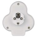 Rozbočovacia zásuvka EMOS P0073 2×, vyp., 1×USB-A + 1×USB-C, biela