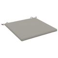 vidaXL 1-dielny sedací vankúš SOEST 100% polyester Sivá 80 x 80 x 3 cm