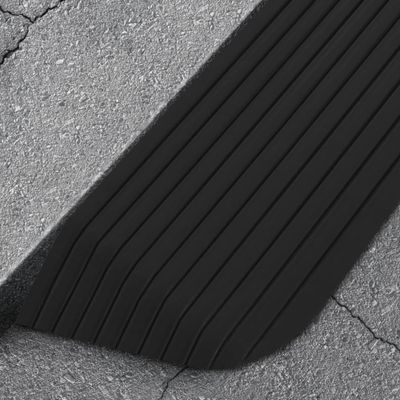 vidaXL Prahové rampy 2 ks 110x32x3,8 cm guma