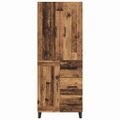 vidaXL Highboard 2 ks Staré drevo 69,5 x 34 x 180 cm