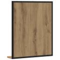 vidaXL Zrkadlo dub artisan 50 x 12 x 60 cm Sklo a inžinierske drevo