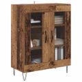 vidaXL Servírovacia skriňa Staré drevo 69,5 x 34 x 90 cm