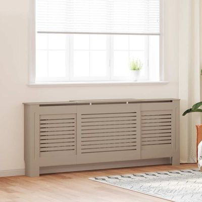 vidaXL Kryt na radiátor 205 cm MDF