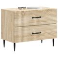 vidaXL Nočný stolík Dub sonoma 62 x 34,5 x 47,5 cm Kompozitné drevo