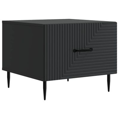 vidaXL Konferenčný stolík Čierna 49 x 50 x 40 cm Kompozitné drevo