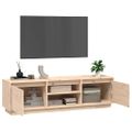 vidaXL TV stolík 140x35x40 cm masívna borovica