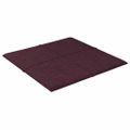 vidaXL Nástenné panely 12 ks fialové 30x30 cm látkové 1,08 m²