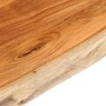vidaXL Stolová doska 100x80x2,5 cm obdĺžnik akáciový masív živá hrana