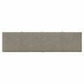 vidaXL Nástenné panely 12 ks bledosivé 60x15 cm zamat 1,08 m²
