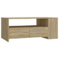 vidaXL Konferenčný stolík dub sonoma 102x55x42 cm kompozitné drevo