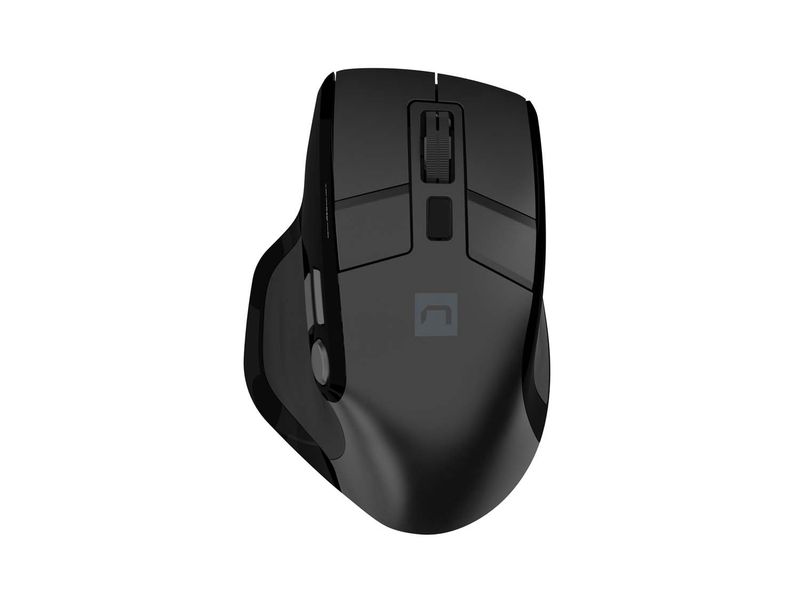 Bezdrôtová myš Natec JAGUAR PRO/Kancelárska/Blue Sense/Pre pravákov/4 000 DPI/USB+BT/Čierna