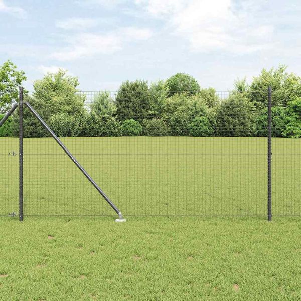 vidaXL Zváraný drôtový plot s hrotmi 50 x 1,2 m Oceľ s PVC povrchom