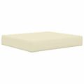 vidaXL Vankúš na vonkajšiu pohovku Polyester Krémová 60 x 50,5 cm