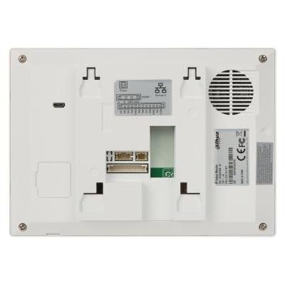 Dahua bytový monitor VTH5321GW-W Bytový monitor, IP, 10" dotykový, 1024x600, Ethernet, PoE 802.3af, paměť, bílý, SIP protokol