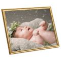 vidaXL Fotorámiky na stenu , koláž 3 ks, zlaté 50x60 cm, MDF