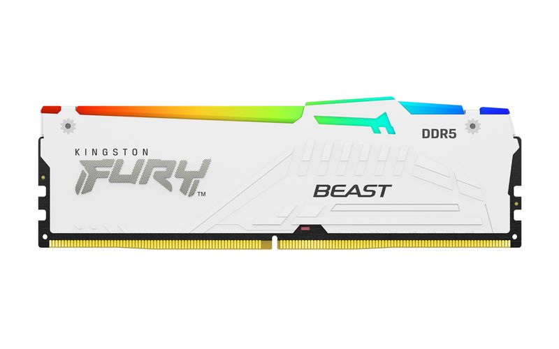 Kingston FURY Beast EXPO/DDR5/16GB/6800MHz/CL34/1x16GB/RGB/White