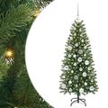 vidaXL Umelý vianočný stromček Zelená 120 cm PE a PVC