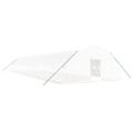 vidaXL Fóliovník s oceľovým rámom biely 132 m² 22x6x2,85 m