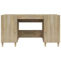 vidaXL Stôl dub somoma 140x50x75 cm spracované drevo
