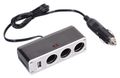 Roztrojka Compass 07416 12/24V + USB 1000mA do autozapalovača