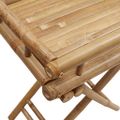 vidaXL Skladací stolík s podnosom 60x40x68 cm bambus