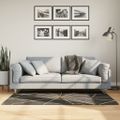 vidaXL Koberec umývateľný čierno-zlatý 80x150 cm