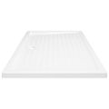 vidaXL Sprchová vanička s protišmykovými výbežkami biela 80x120x4 cm ABS