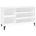 vidaXL Botník biely 102x36x60 cm spracované drevo