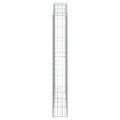 vidaXL Oblúkový gabionový kôš 200x30x200/220 cm pozinkované železo