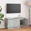 vidaXL TV skrinka 100 x 38 x 49 cm Betónová šedá Kompozitné drevo