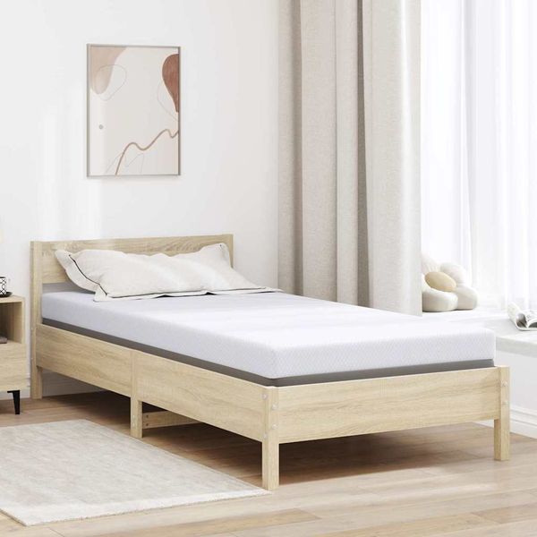 vidaXL Matracový topper z pamäťovej peny for Dospelý Mäkký 90 x 200 cm