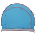 vidaXL Stan na uskladnenie bicyklov Modrá 256 x 222 x 182 cm taft
